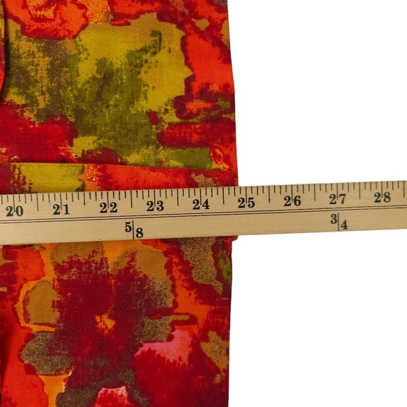 Chicos Floral Jacket Chicos Sz 2 US L/12 Round Neck Hidden Button Placket Blazer - Picture 6 of 16